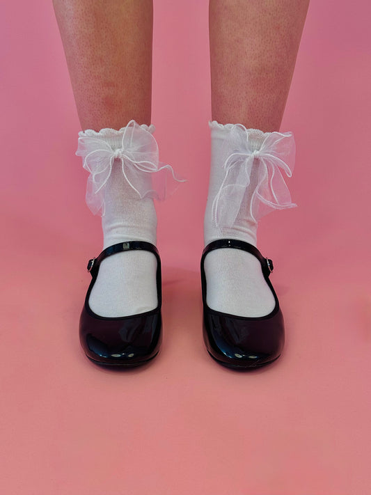 Transparent Bow Sock