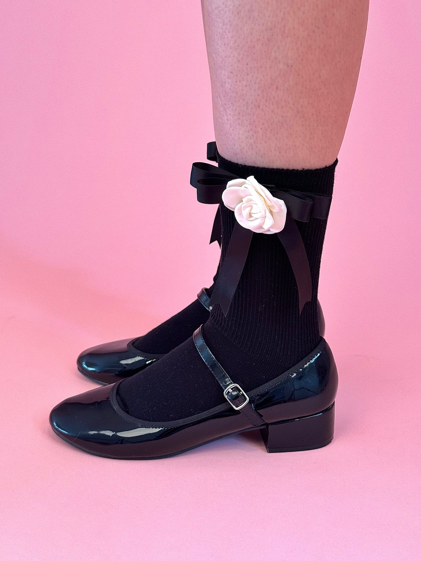 Flowerbow Socks