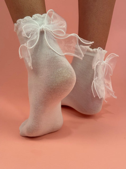 Transparent Bow Sock