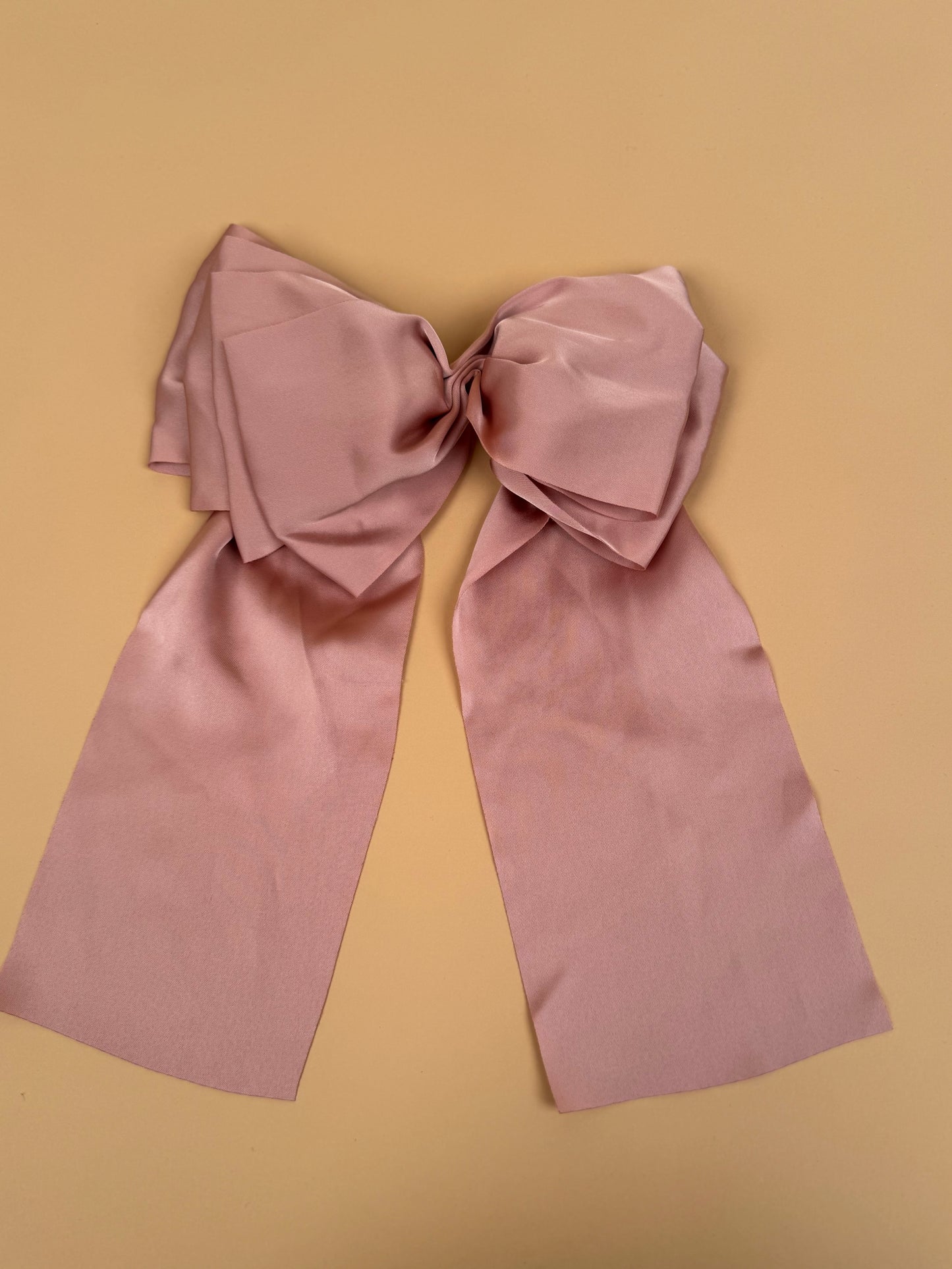 Ruffled Silk Bow