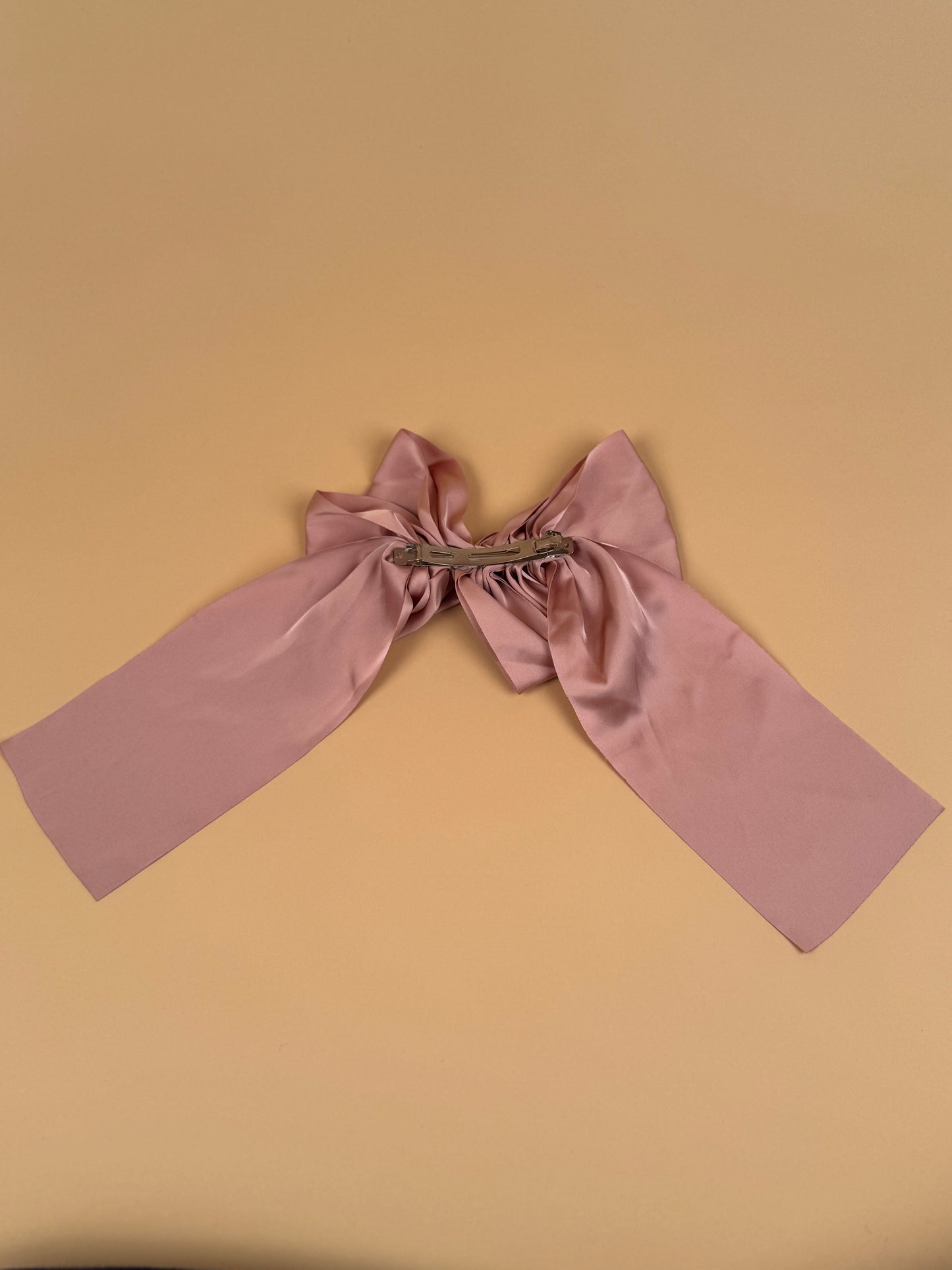 Ruffled Silk Bow